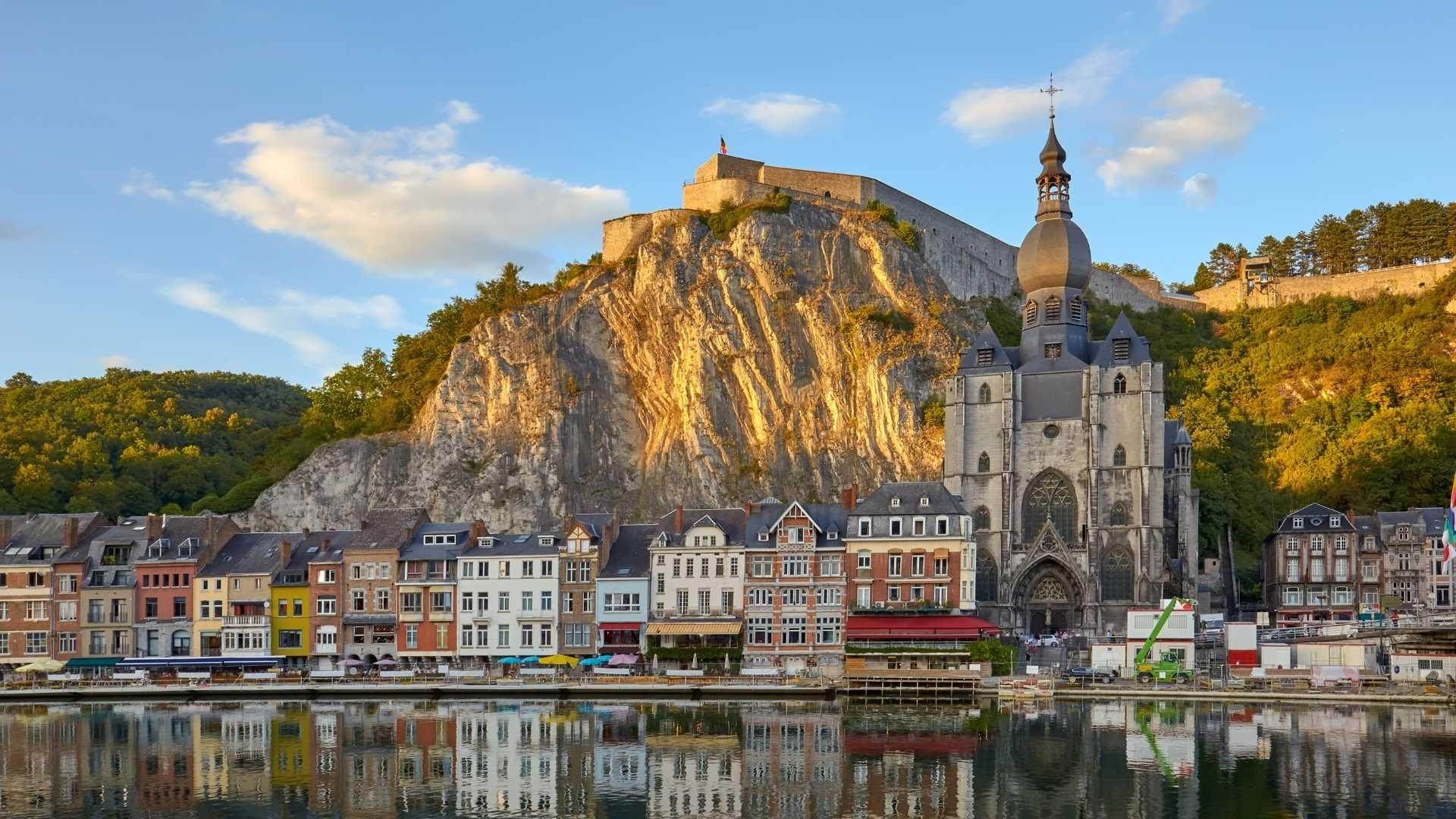 Citadel van Dinant in de Belgische Ardennen